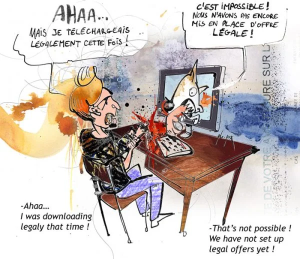Lire la suite à propos de l’article [ Illus actu ] HADOPI 3