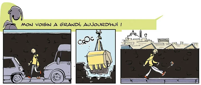Strip Mon voisin - A grandi aujourd'hui