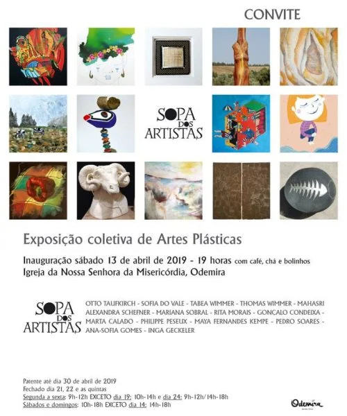 Lire la suite à propos de l’article Exposition collective des arts plastiques à Odemira