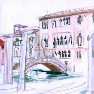 Croquis rapides à Venise